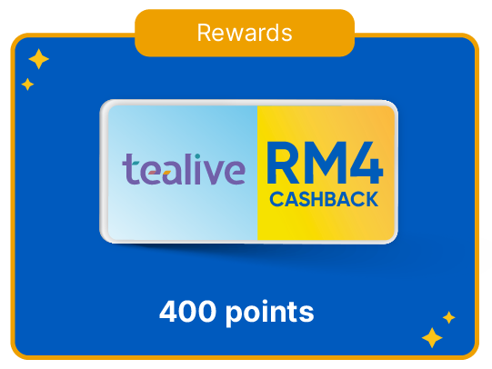 Tealive: Collect 5X points now! | Touch 'n Go