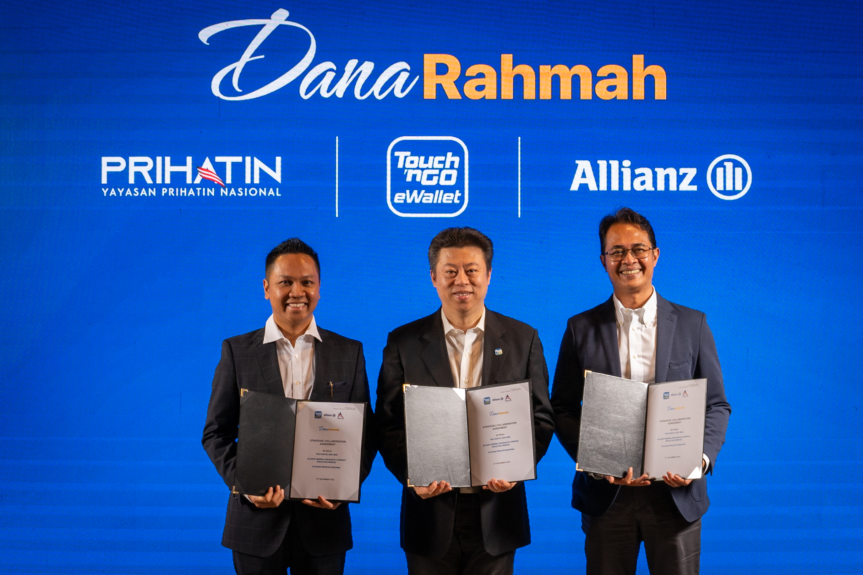 TNG Digital Sdn. Bhd., Allianz General Insurance Company Berhad, and Yayasan Prihatin Nasional join forces to empower the B40 communities with insurance protection