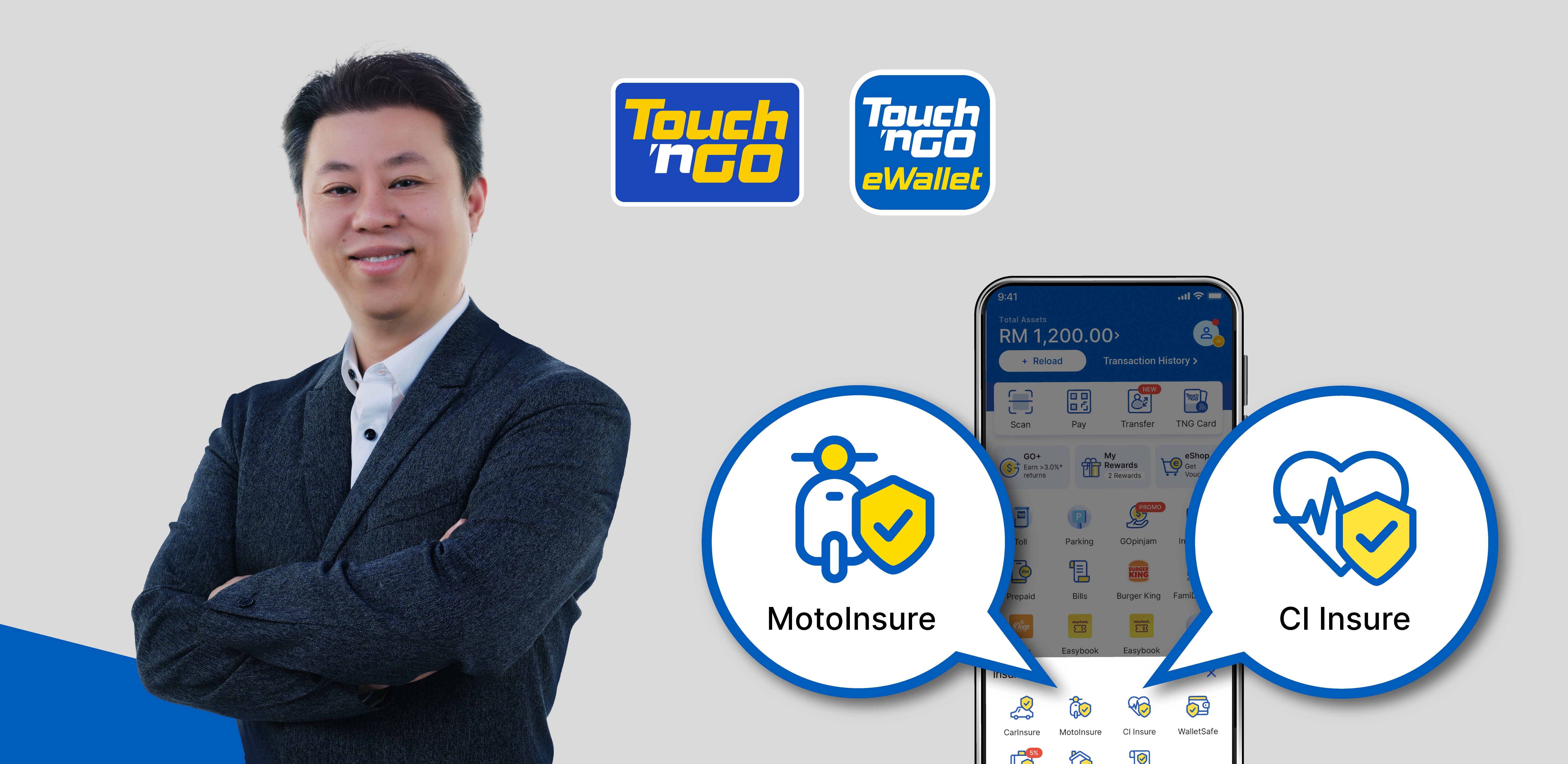 Touch ‘n Go eWallet Adds CI Insure and MotoInsure to its Latest Insurance Offerings