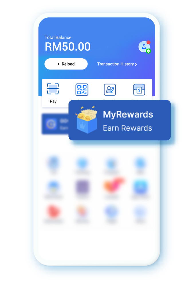Launch your Touch ‘n Go eWallet and tap ‘MyRewards’