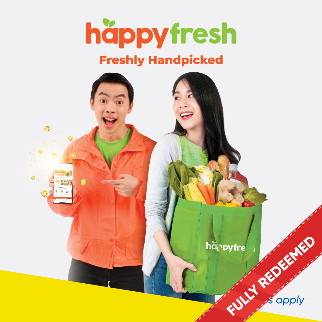 HappyFresh: Up to RM25 Off (Fully Redeemed)