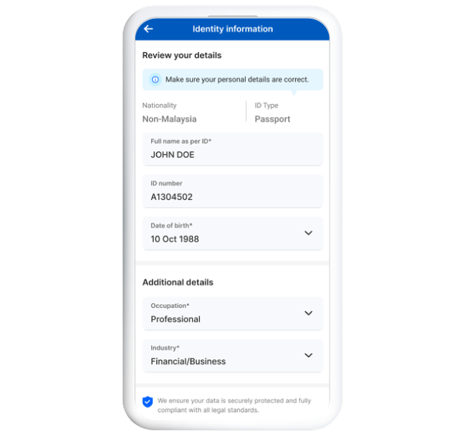 Review and tap "Submit"