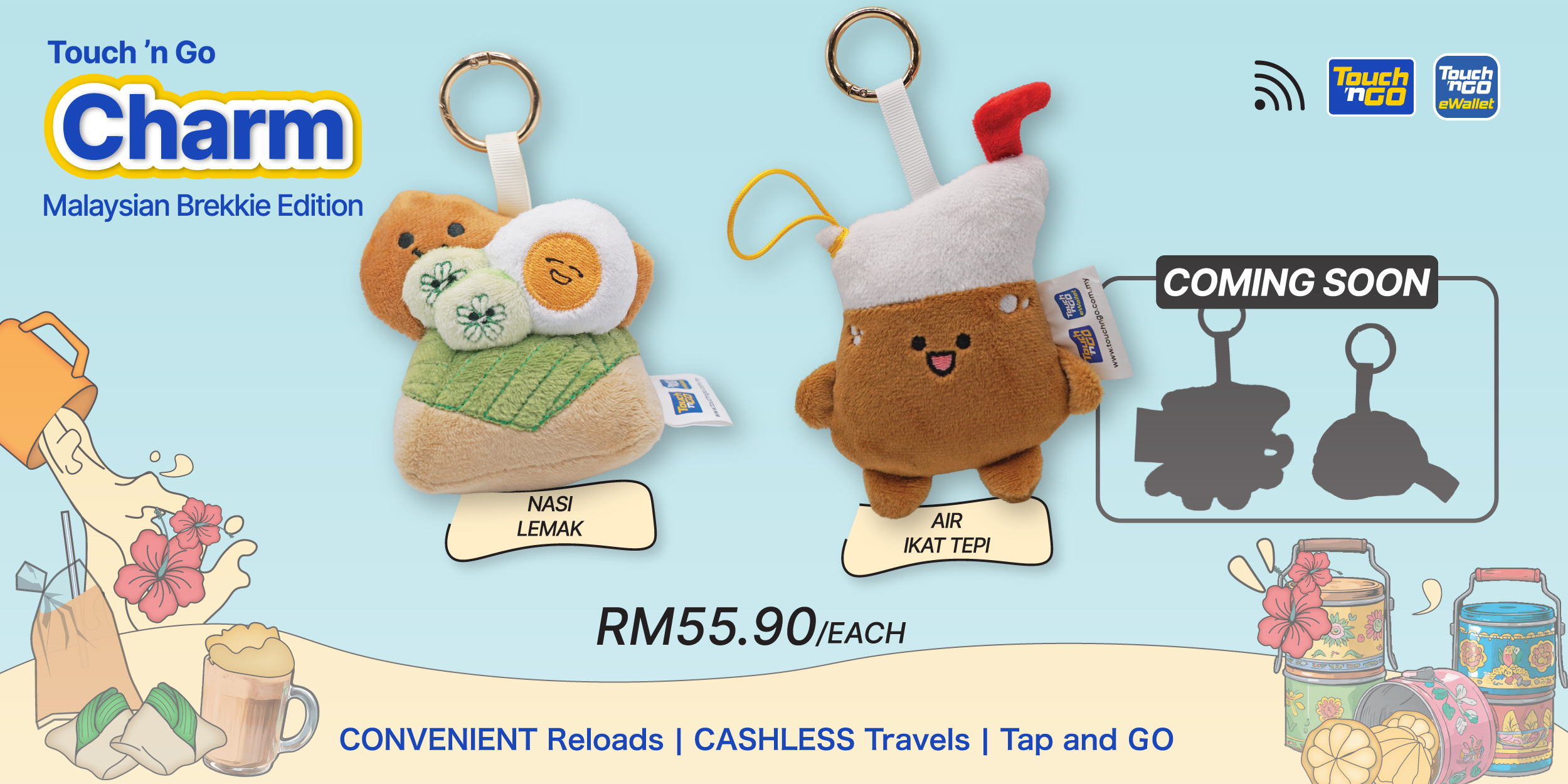 Malaysia’s Favourite Breakfast Now Comes With a Tap: Touch ’n Go Launches First-Ever NFC-Enabled Plush Charm