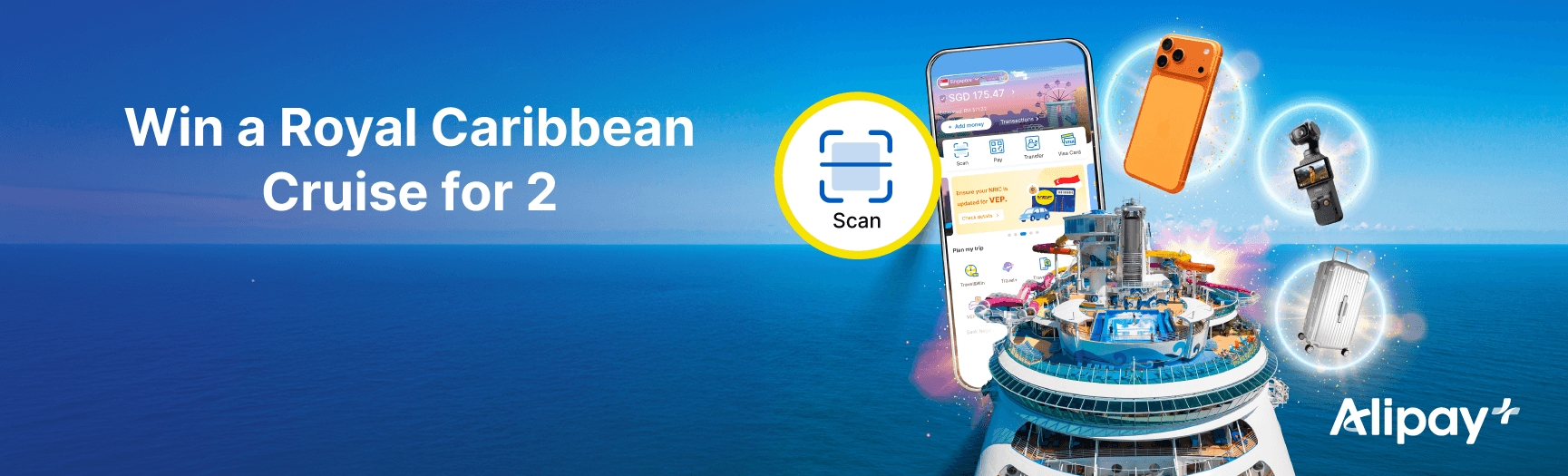 Spend, Scan, Set Sail: Stand a chance to win a Royal Caribbean Cruise sailing from Singapore with TNG eWallet