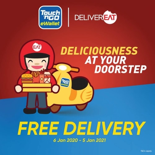 Touch ‘n Go Ewallet Users Can Now Enjoy Food Deliveries From Over 2,000 Restaurants Through Delivereat